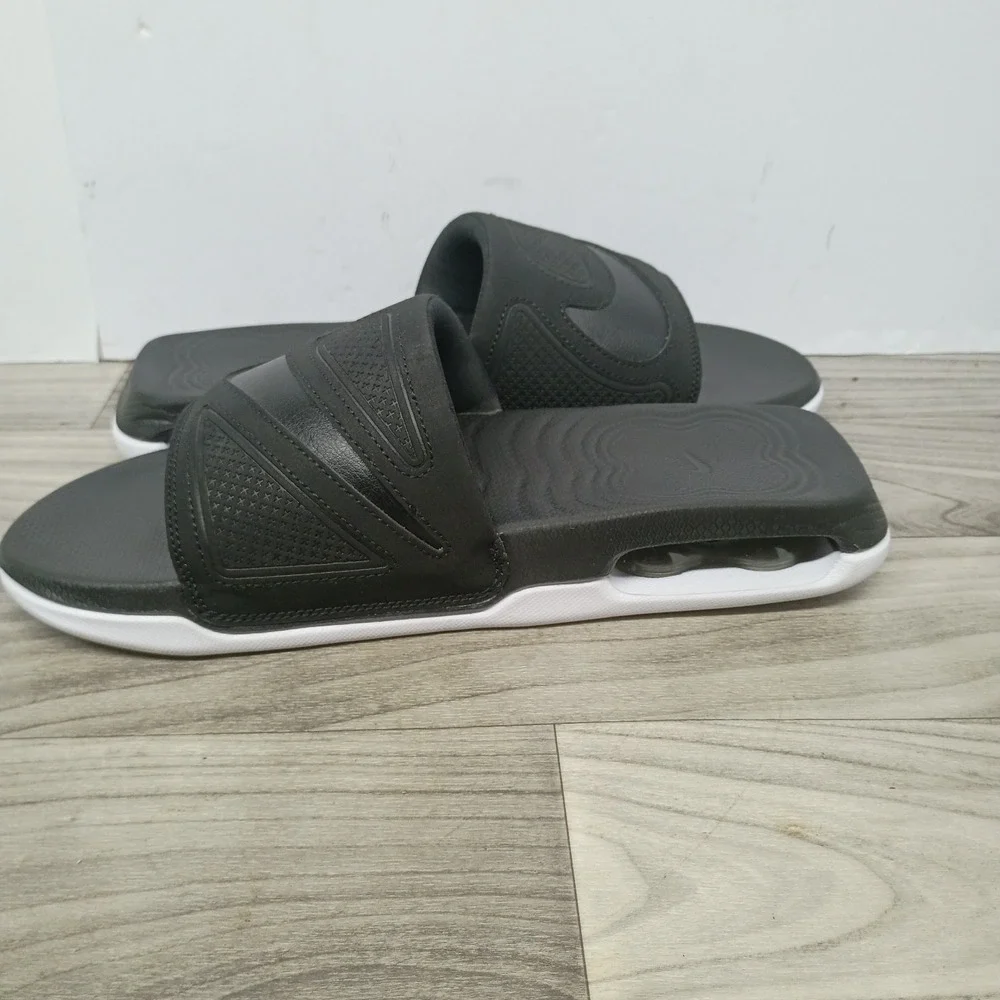 Nike Air Max Cirro Slides Sandals Men's Size 8 Black White Silver